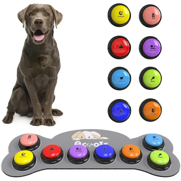 8 Dog Talking Button Set