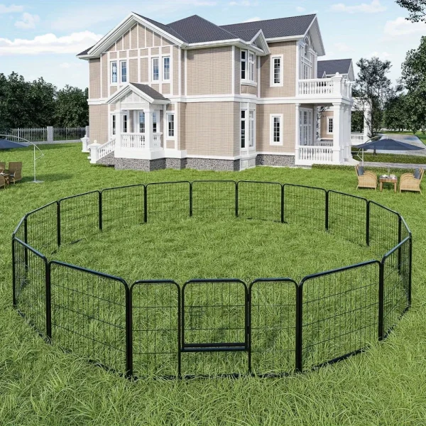 Dog Playpen - 24 Inch 8 Panels for Small and Medium Dogs