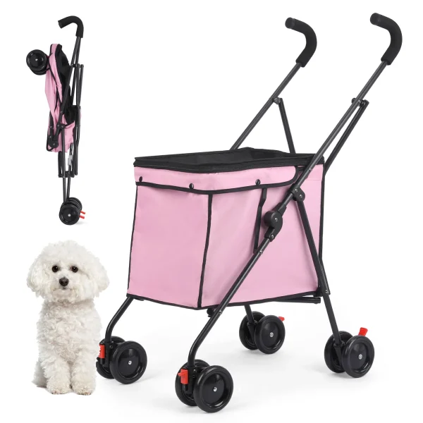 33 Lb 4 Wheels Pet Stroller