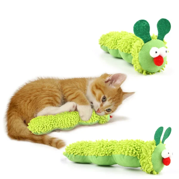 Caterpillar Catnip Interaction Toy